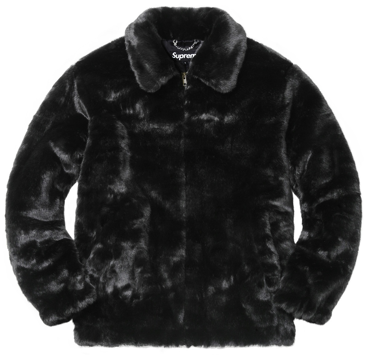 Faux Fur Bomber Jacket view 5